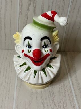 Schmid Rotating Clown Music Box EUC Music Plays